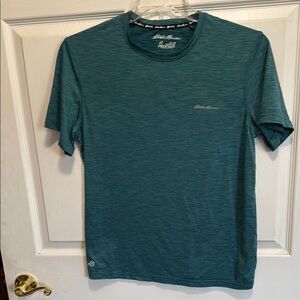 Eddie Bauer Men's Teal Shirt
